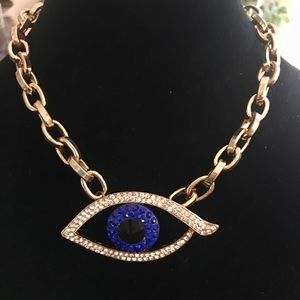 Middle Eastern Oversized Evil Eye Necklace